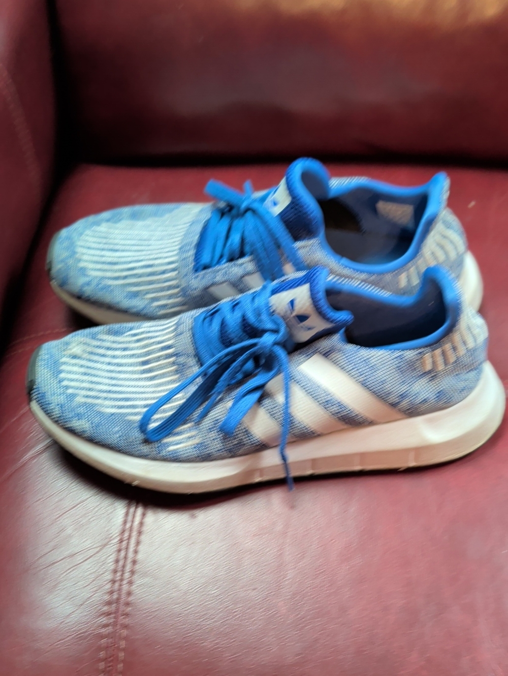 Adidas Swift Run Blue Cloud White Men's 10 - Picture 5 of 10
